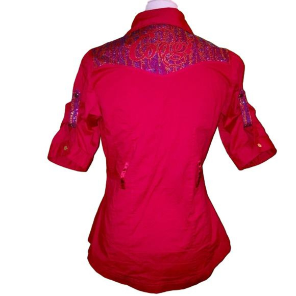 Coogi Red Shirt - Large - NWT - Picture 2 of 6
